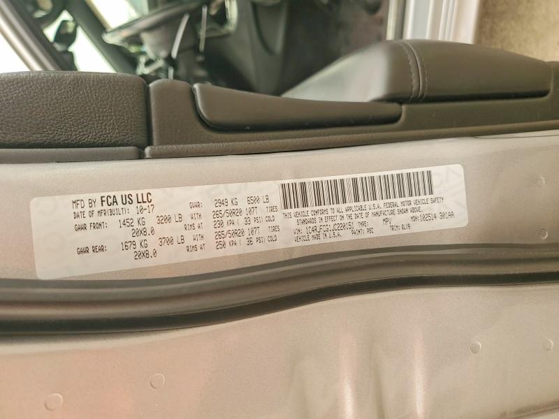 Aukcja sprzedaży 2018 Jeep Grand Cherokee, vin: 1C4RJFCG1JC220151, numer aukcji: 58414686
