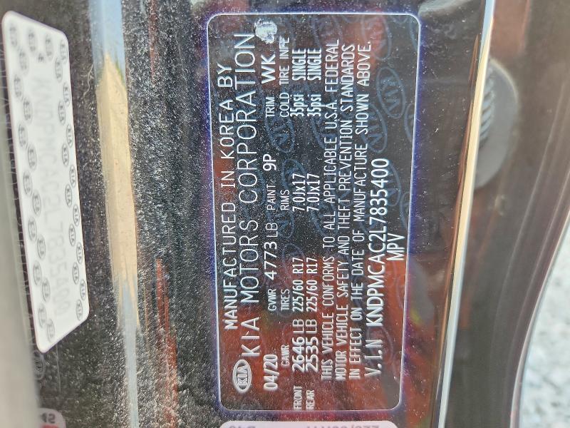 Продаж на аукціоні авто 2020 Kia Sportage, vin: KNDPMCAC2L7835400, номер лоту: 60991896