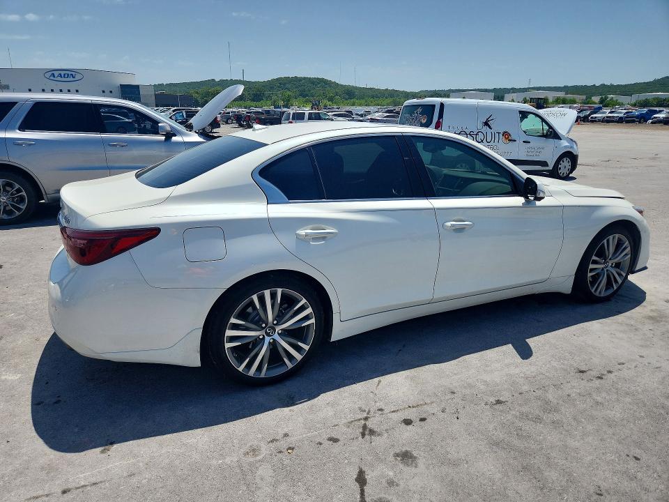 2022 Infiniti Q50 მანქანა იყიდება აუქციონზე, vin: JN1EV7CP4NM310549, აუქციონის ნომერი: 61631446