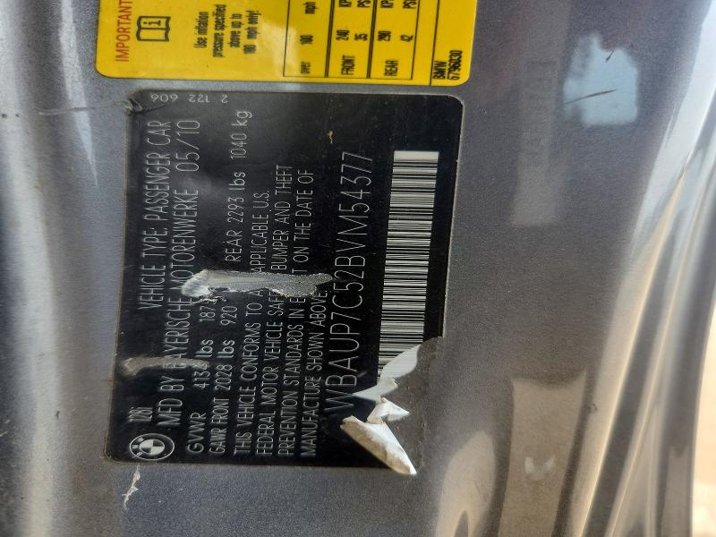 Продаж на аукціоні авто 2011 Bmw 128, vin: WBAUP7C52BVM54377, номер лоту: 58229686