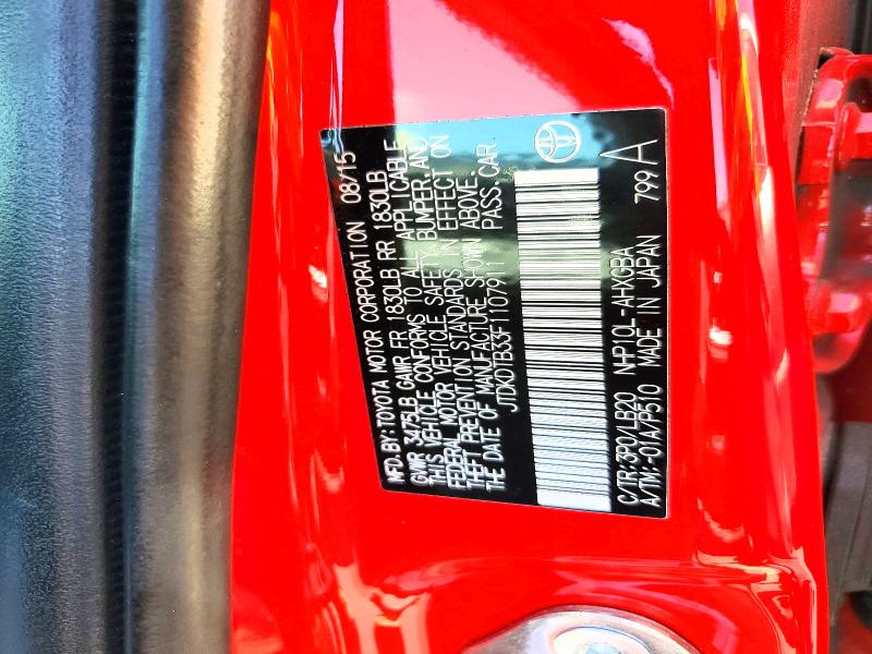 Продаж на аукціоні авто 2015 Toyota Prius C, vin: JTDKDTB33F1107911, номер лоту: 62720196