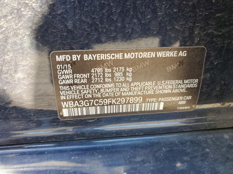 Aukcja sprzedaży 2015 Bmw 328, vin: WBA3G7C59FK297899, numer aukcji: 62476946