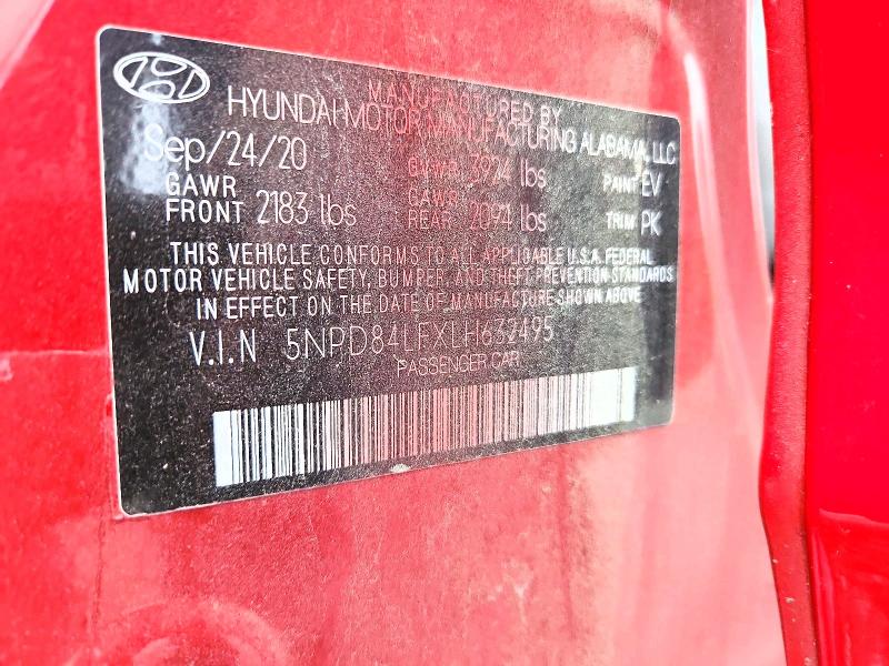 Продажа на аукционе авто 2020 Hyundai Elantra, vin: 5NPD84LFXLH632495, номер лота: 60073626