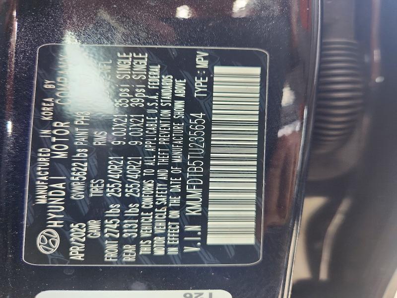 63466126 :رقم المزاد ، KMUMFDTB5TU235654 vin ، 2026 Genesis Gv70 مزاد بيع