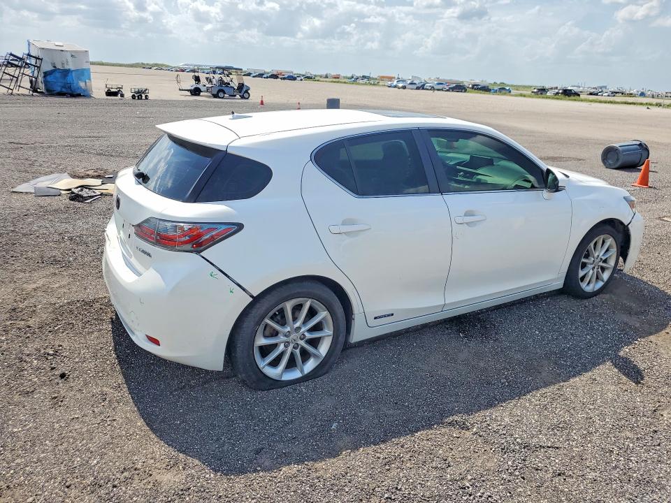 2012 Lexus Ct მანქანა იყიდება აუქციონზე, vin: JTHKD5BH2C2075156, აუქციონის ნომერი: 61533746