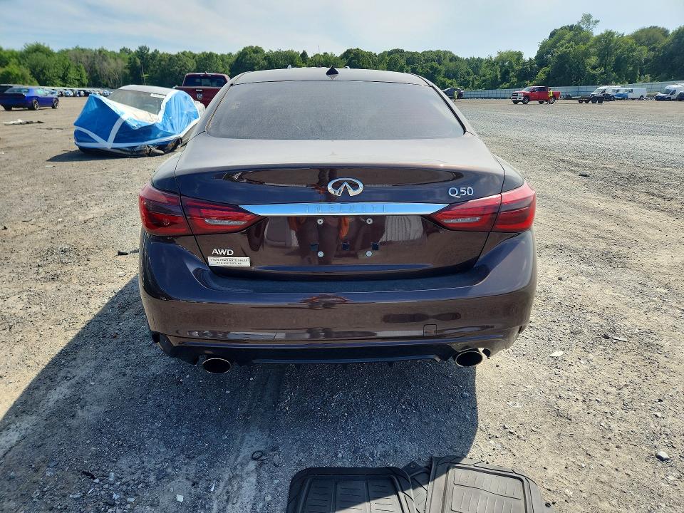 2018 Infiniti Q50 მანქანა იყიდება აუქციონზე, vin: JN1EV7AR0JM432145, აუქციონის ნომერი: 60486036