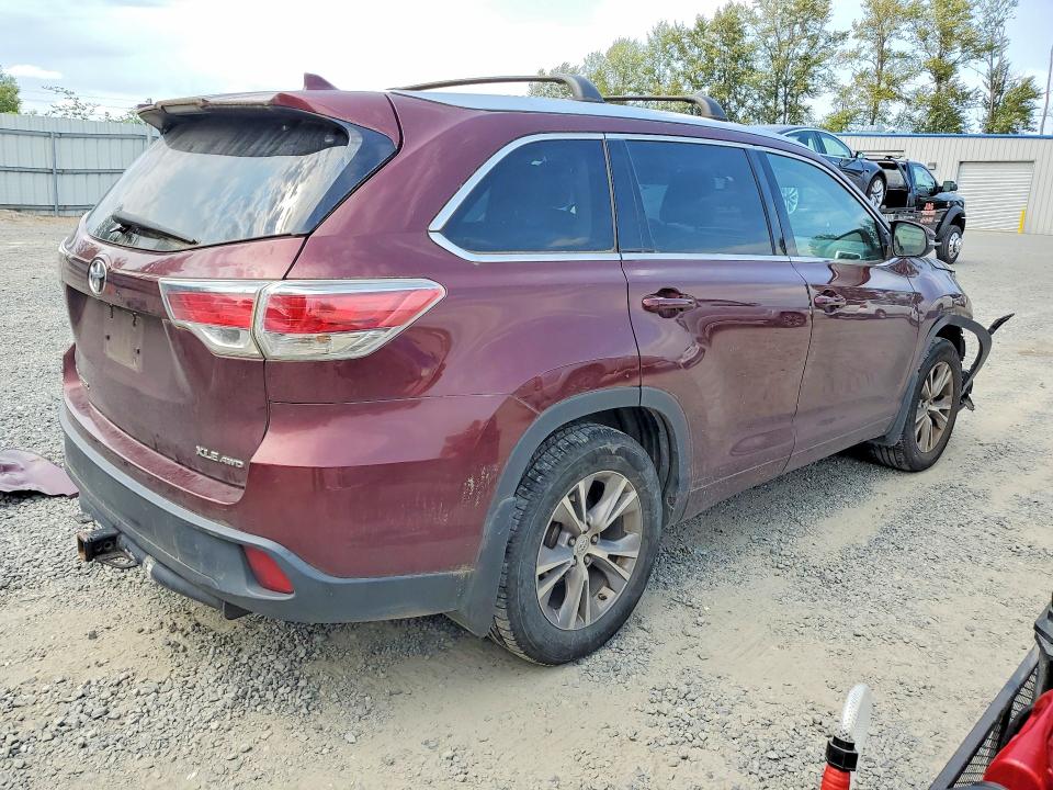 2015 Toyota Highlander მანქანა იყიდება აუქციონზე, vin: 5TDJKRFH6FS209023, აუქციონის ნომერი: 61528676