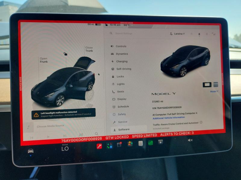 Продаж на аукціоні авто 2024 Tesla Model Y, vin: 7SAYGDED0RF008926, номер лоту: 62255396