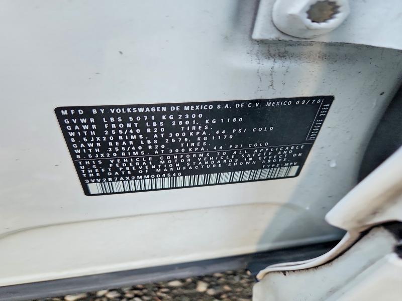 Продажа на аукционе авто 2021 Volkswagen Tiguan, vin: 3VV2B7AX2MM004546, номер лота: 60839676