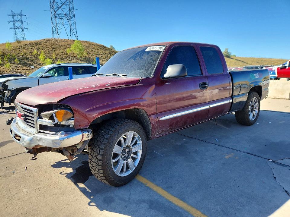 60681996 :رقم المزاد ، 1GTEK19T91E232538 vin ، 2001 Gmc New Sierra مزاد بيع