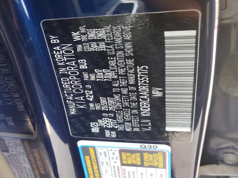 61621076 :رقم المزاد ، KNDERCAA0R7557175 vin ، 2024 Kia Seltos مزاد بيع