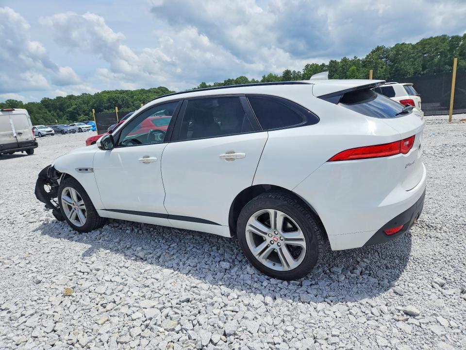 2019 Jaguar F-pace მანქანა იყიდება აუქციონზე, vin: SADCL2GX4KA396860, აუქციონის ნომერი: 61663116