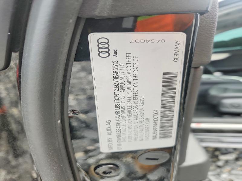 Aukcja sprzedaży 2017 Audi A4, vin: WAUENAF44HN007004, numer aukcji: 62424366