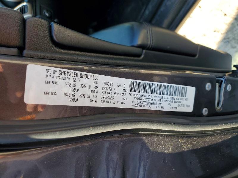 Продажа на аукционе авто 2014 Jeep Grand Cherokee, vin: 1C4RJFAG8EC383808, номер лота: 60142246