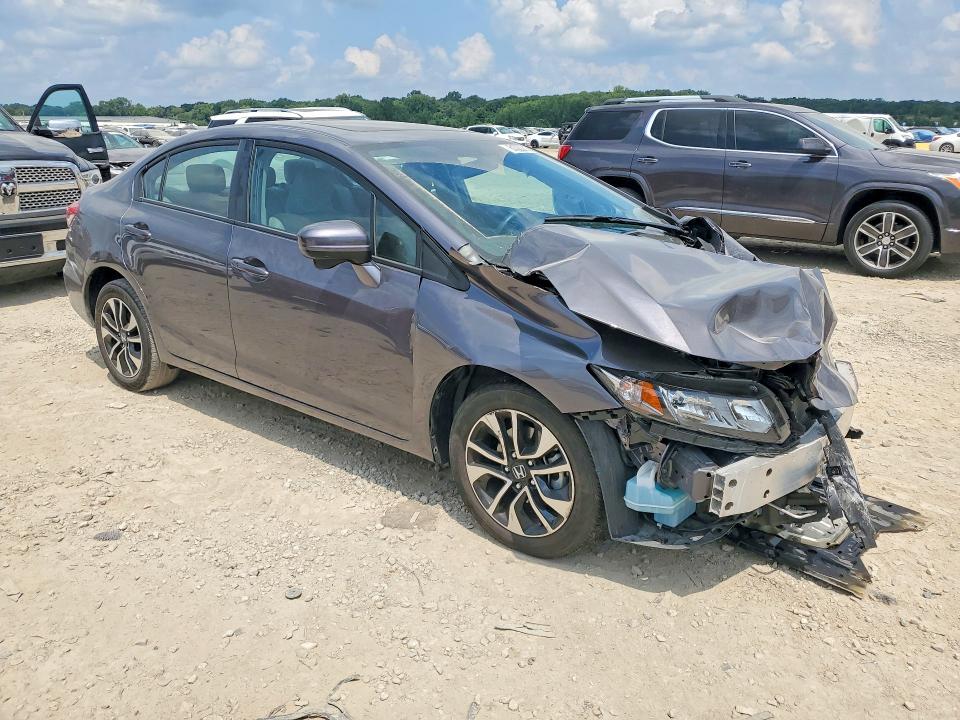 61179206 :رقم المزاد ، 19XFB2F86FE027085 vin ، 2015 Honda Civic مزاد بيع