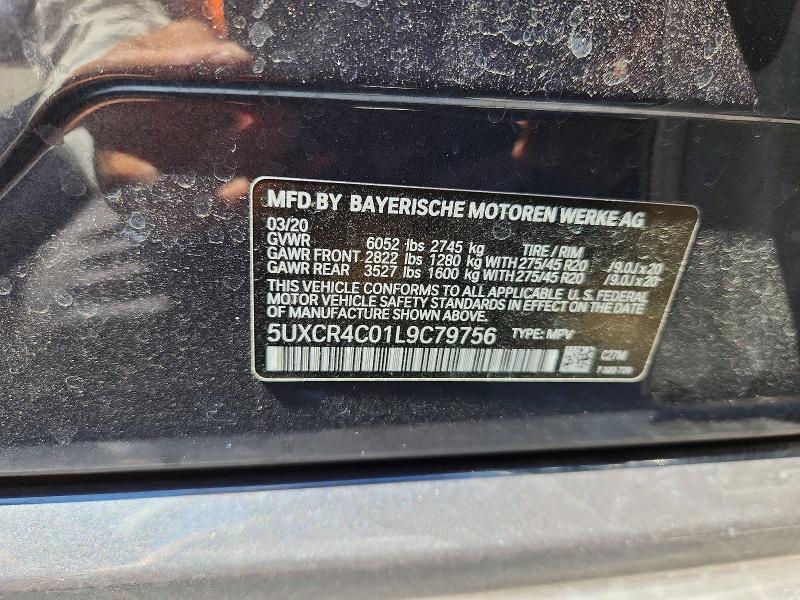 Aukcja sprzedaży 2020 Bmw X5, vin: 5UXCR4C01L9C79756, numer aukcji: 59975336