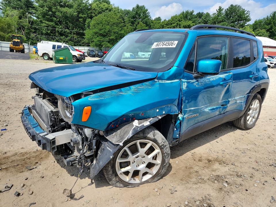 2019 Jeep Renegade მანქანა იყიდება აუქციონზე, vin: ZACNJBB18KPK93080, აუქციონის ნომერი: 60764506
