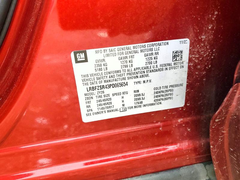 Aukcja sprzedaży 2023 Buick Envision, vin: LRBFZSR43PD065654, numer aukcji: 60008556