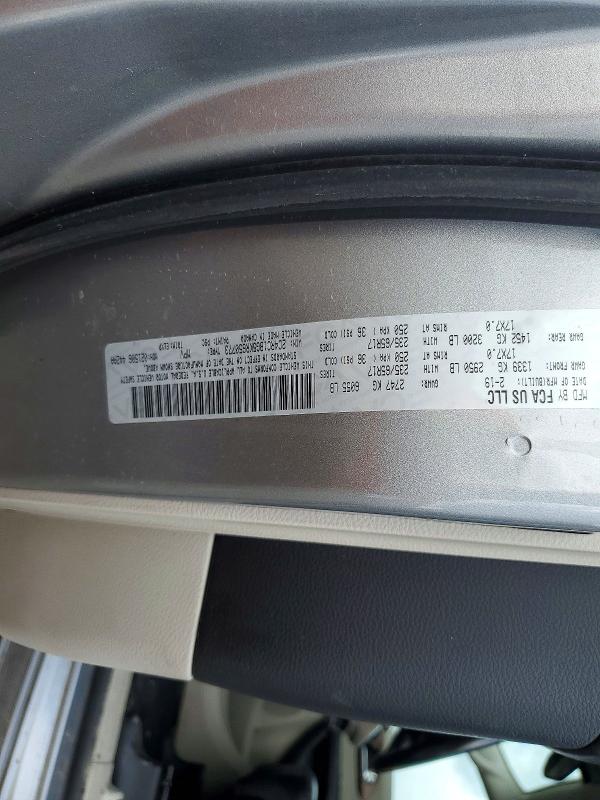 Продажа на аукционе авто 2019 Chrysler Pacifica, vin: 2C4RC1BG5KR650773, номер лота: 60280766