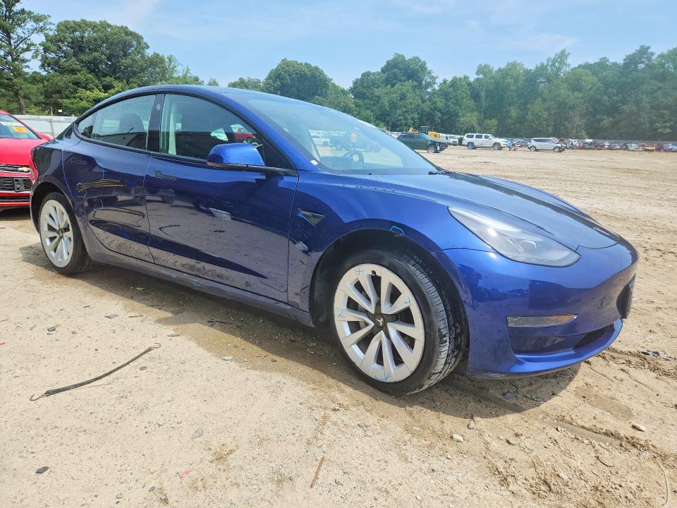 2022 Tesla Model 3 მანქანა იყიდება აუქციონზე, vin: 5YJ3E1EA9NF287417, აუქციონის ნომერი: 60142016
