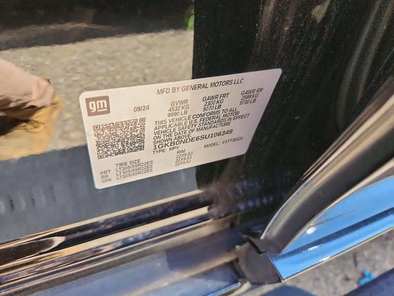 Aukcja sprzedaży 2025 Gmc Hummer Suv, vin: 1GKB0NDE6SU106349, numer aukcji: 61733456