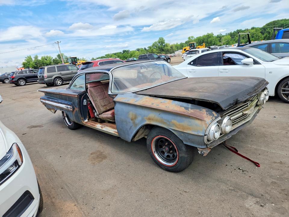 Aukcja sprzedaży 1960 Chevrolet Impala, vin: 01837T109530, numer aukcji: 60390546