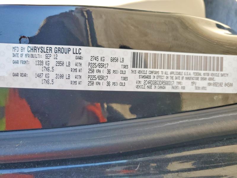 Aukcja sprzedaży 2013 Dodge Grand Caravan, vin: 2C4RDGBG3DR568317, numer aukcji: 85968115