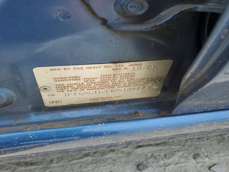 59920356 :رقم المزاد ، JF1GD61637H510482 vin ، 2007 Subaru Impreza مزاد بيع