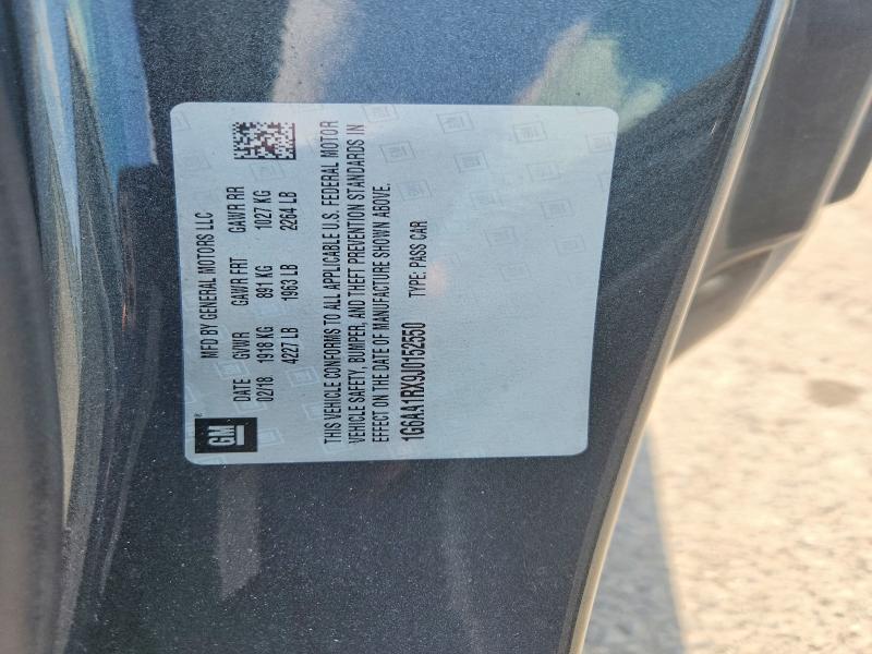 Продажа на аукционе авто 2018 Cadillac Ats, vin: 1G6AA1RX9J0152550, номер лота: 59676846