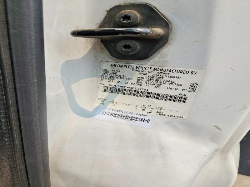 Aukcja sprzedaży 2016 Ford F450, vin: 1FDUF4GT6GED32704, numer aukcji: 60405326