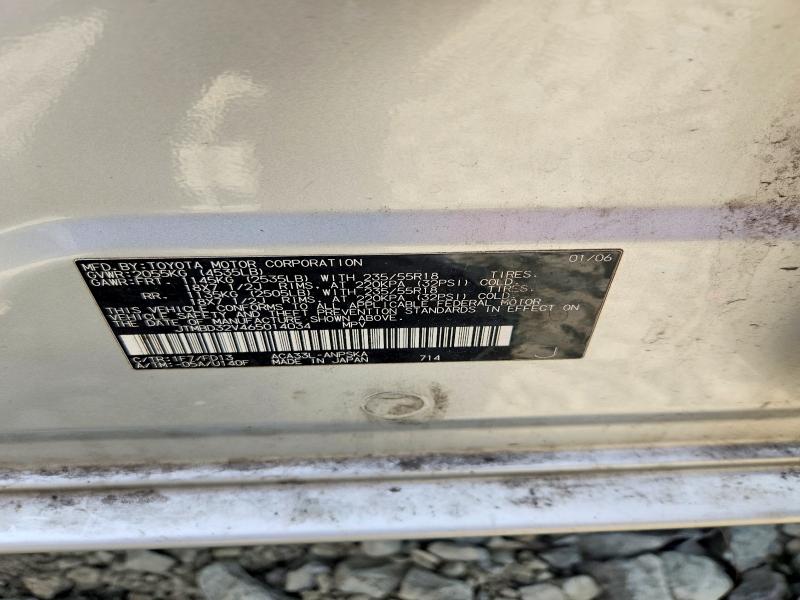 60321296 :رقم المزاد ، JTMBD32V465014034 vin ، 2006 Toyota Rav4 مزاد بيع