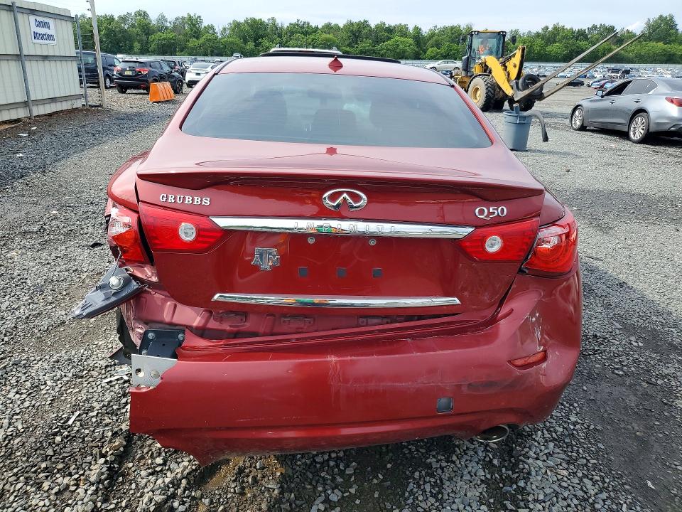 58495386 :رقم المزاد ، JN1BV7AP4FM348483 vin ، 2015 Infiniti Q50 مزاد بيع