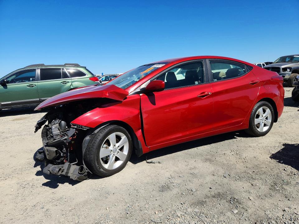 2013 Hyundai Elantra მანქანა იყიდება აუქციონზე, vin: KMHDH4AE5DU512276, აუქციონის ნომერი: 60880476
