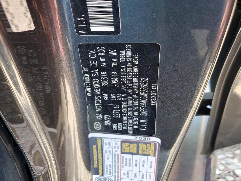 Aukcja sprzedaży 2021 Kia Forte, vin: 3KPF44AC6ME286562, numer aukcji: 60444096
