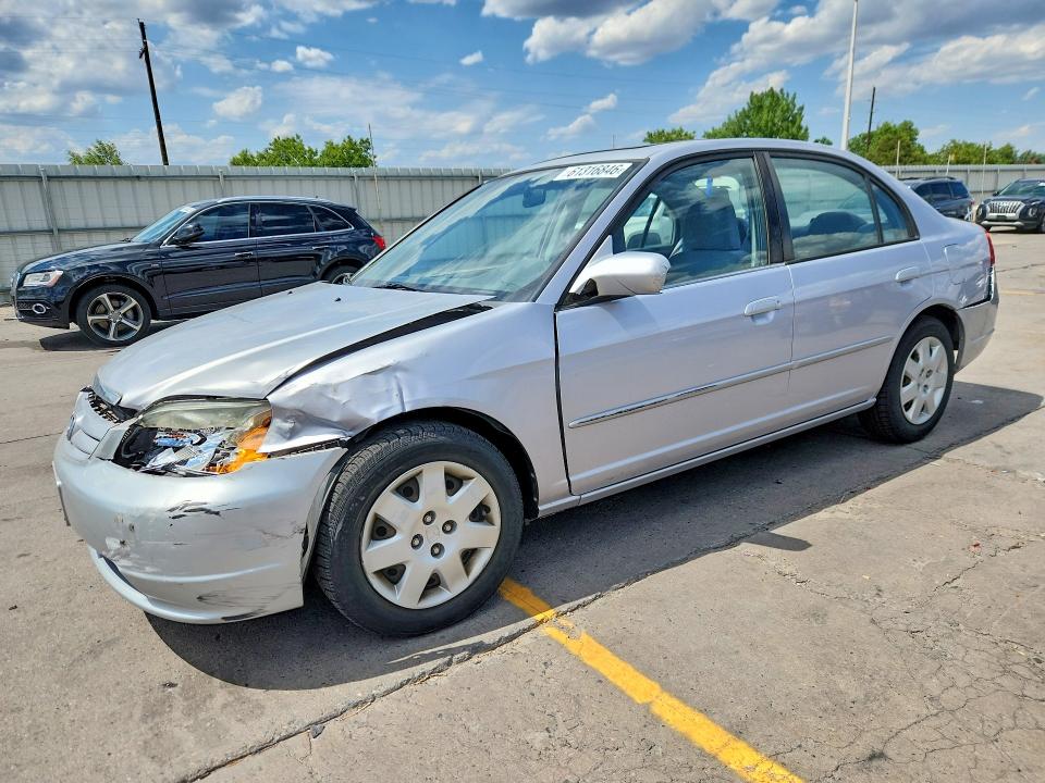 61316846 :رقم المزاد ، 1HGES26892L027936 vin ، 2002 Honda Civic مزاد بيع