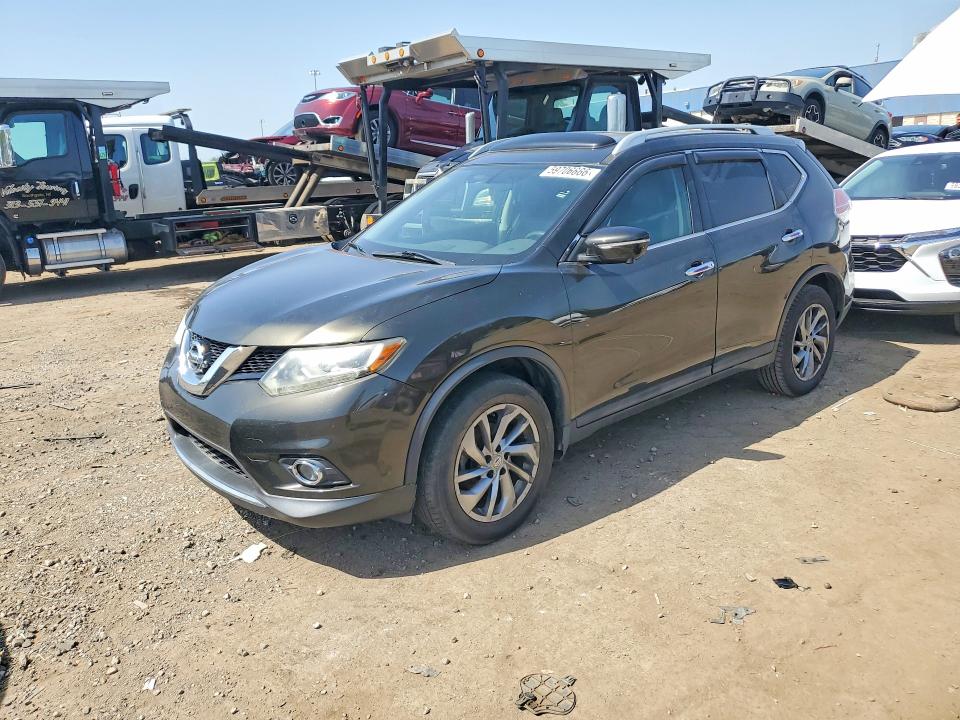 2015 Nissan Rogue მანქანა იყიდება აუქციონზე, vin: 5N1AT2MV8FC834470, აუქციონის ნომერი: 59706666