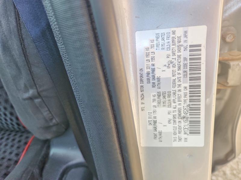Aukcja sprzedaży 2012 Mazda Mazda2, vin: JM1DE1LY8C0146287, numer aukcji: 59543486