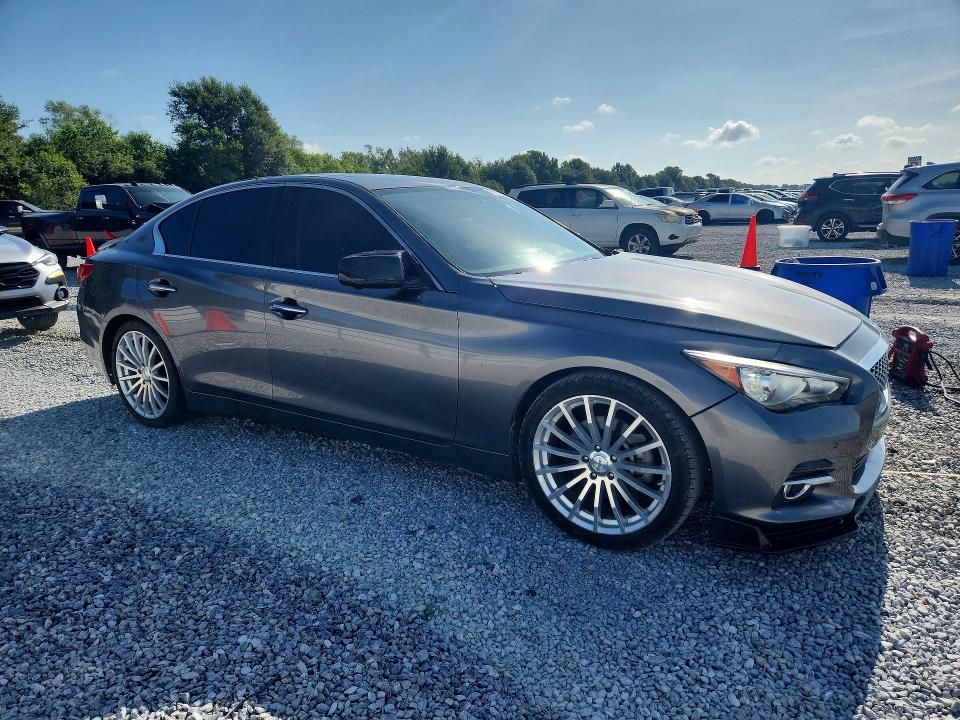 2014 Infiniti Q50 მანქანა იყიდება აუქციონზე, vin: JN1BV7AP8EM670221, აუქციონის ნომერი: 61872806
