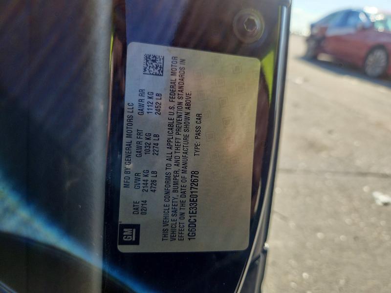 60413616 :رقم المزاد ، 1G6DC1E33E0172678 vin ، 2014 Cadillac Cts مزاد بيع