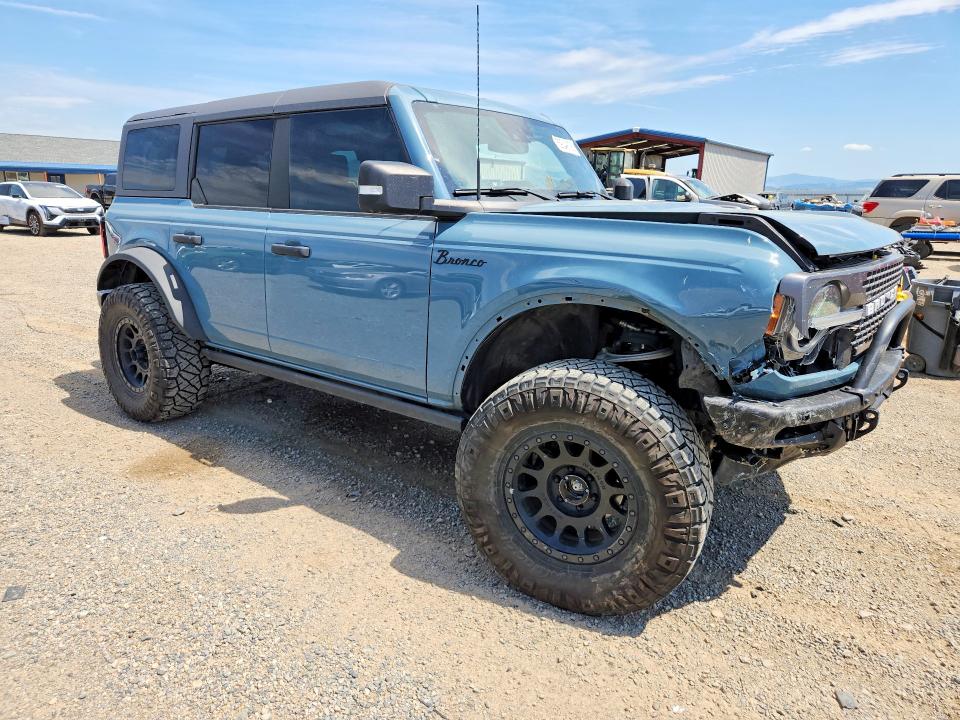 2022 Ford Bronco მანქანა იყიდება აუქციონზე, vin: 1FMEE5DH9NLB07800, აუქციონის ნომერი: 59349136