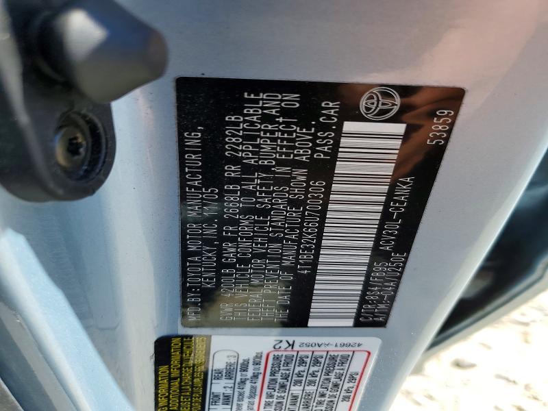 62675586 :رقم المزاد ، 4T1BE32K66U700306 vin ، 2006 Toyota Camry مزاد بيع