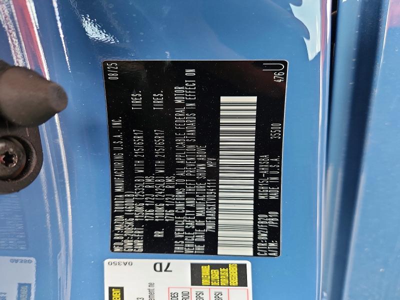 2026 Toyota Corolla Cross Hybrid მანქანა იყიდება აუქციონზე, vin: 7MUFBABGXTV094111, აუქციონის ნომერი: 58898166