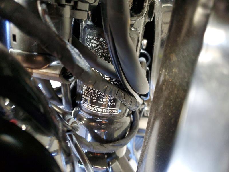 60186776 :رقم المزاد ، SMTD10G79RTBP5347 vin ، 2024 Triumph Motorcycle Bonneville مزاد بيع