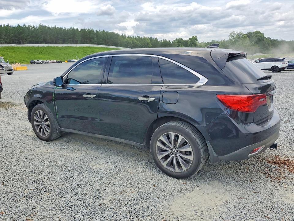 61541166 :رقم المزاد ، 5FRYD3H42FB003670 vin ، 2015 Acura Mdx مزاد بيع