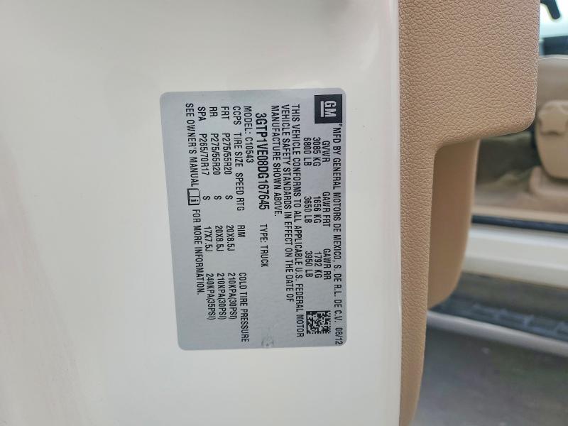 59163196 :رقم المزاد ، 3GTP1VE08DG167645 vin ، 2013 Gmc Sierra مزاد بيع