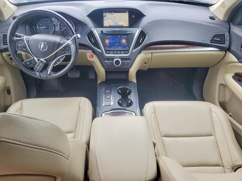 63130126 :رقم المزاد ، 5FRYD4H53HB006076 vin ، 2017 Acura Mdx مزاد بيع