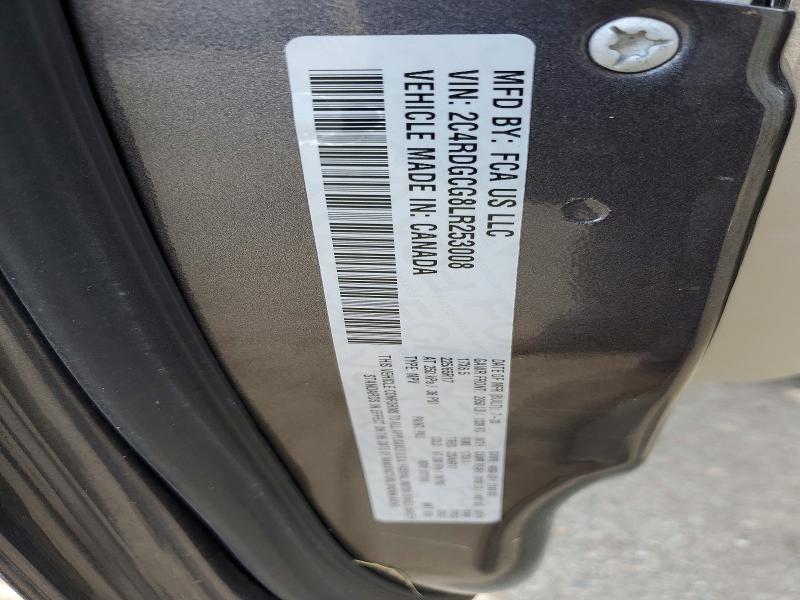 Aukcja sprzedaży 2020 Dodge Grand Caravan, vin: 2C4RDGCG8LR253008, numer aukcji: 60380976