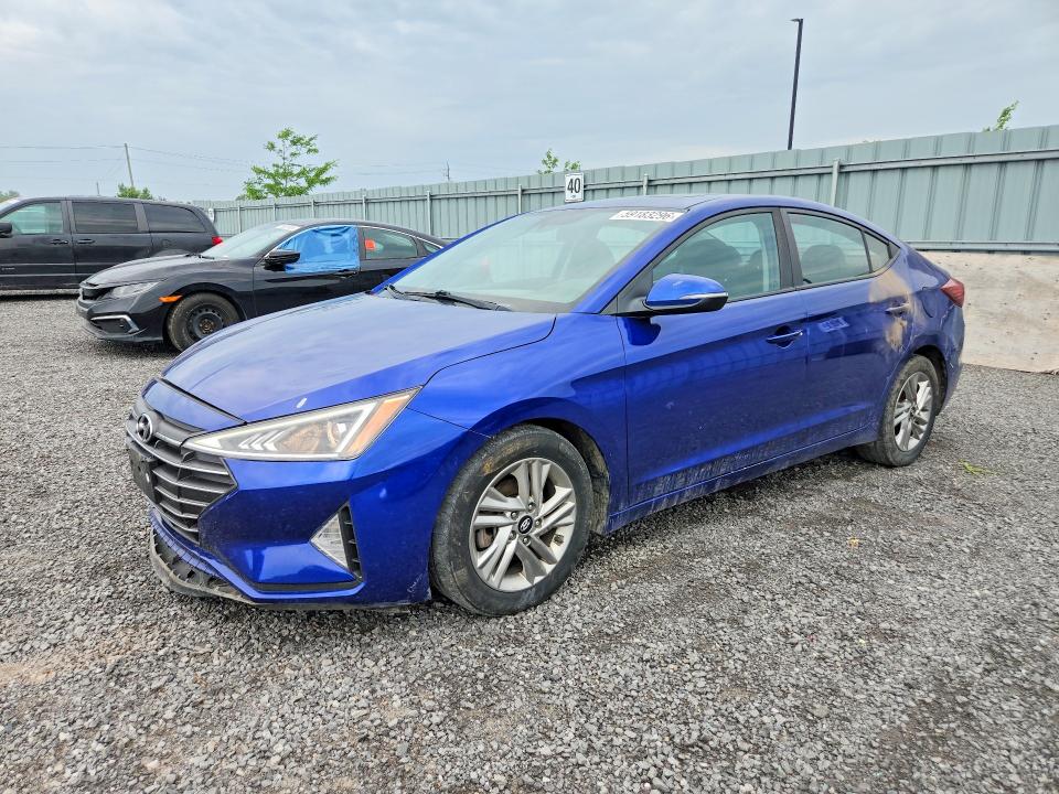 59183296 :رقم المزاد ، KMHD84LF7KU887735 vin ، 2019 Hyundai Elantra مزاد بيع
