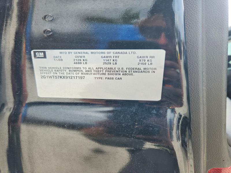 Продажа на аукционе авто 2009 Chevrolet Impala, vin: 2G1WT57KX91217197, номер лота: 62043616