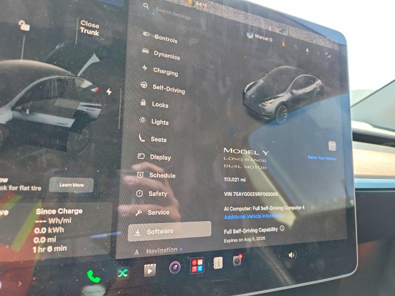 Aukcja sprzedaży 2024 Tesla Model Y, vin: 7SAYGDEE9RF065005, numer aukcji: 60159936